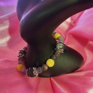 Beautiful amethyst essential oil bracelet